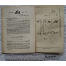1895 Patent No. 12,179 bobbins for winding yarns, Paley, Preston, Sutcliffe