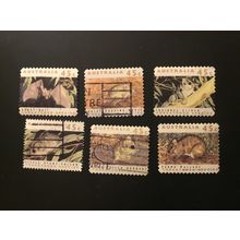 ICOLLECTZONE Australia 1241-46 VF Used Threaten Species wildlife