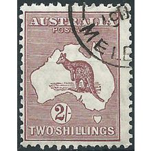 Australia 1929 SG110 2/- Maroon Fine Used .. ..