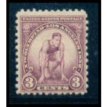 718 3c Runner Average Plus MNH Q0352