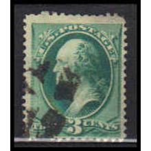 Used 158 3c George Washington Barely Clears RA0103