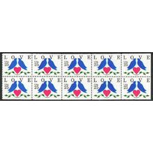 2441a 25c Love Very Fine MNH Pane/10 L00283