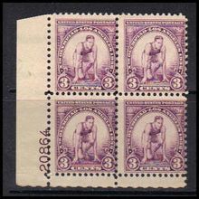 718 3c Runner Average MMH Plt/4 K1925
