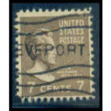 Used 812 7c Andrew Jackson Barely Clears M07827