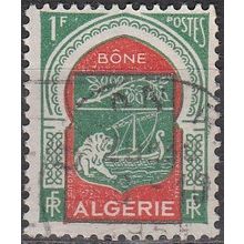 Algérie 1956 Michel 355 O Cote (2005) 0.60 € Armoirie Bône Cachet rond