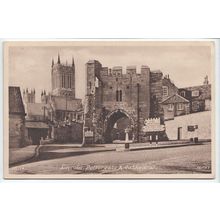 Lincoln Pottergate & Cathedral Lincolnshire Frith's Postcard 25656a