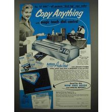 1957 Apeco Auto-Stat Ad - Copy Anything