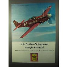 1971 Pennzoil Motor Oil Ad - The National Champion