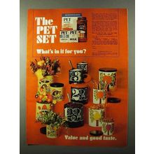 1971 Pet Milk Ad - The Pet Set