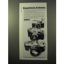 1973 Konica Auto-S, C-35 and Autoreflex T Cameras Ad