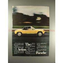 1973 Porsche 914 Car Ad - The Action Porsche!!