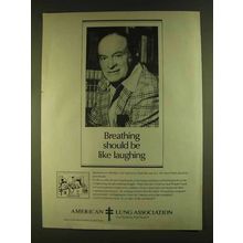 1980 American Lung Association Ad - Bob Hope