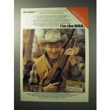 1986 National Rifle Association Ad - Roy Rogers - I'm the NRA