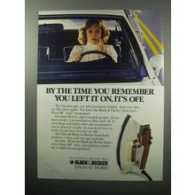 1987 Black & Decker Automatic Shut-Off Iron Ad