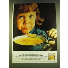 1966 Lipton Chicken Noodle Soup Ad - Okay - so she did tell Daddy about that