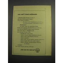 1948 Shell Oil Ad - You can't trust arithmetic