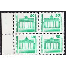 GERMANY DDR [1990] MiNr 3346 4er ( **/mnh ) Architektur