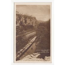 Ashwood Dale from the Top of Lover's Leap nr Buxton Postcard Derbyshire