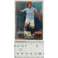 2010/11 Topps Match Attax Trading Card 198 Carlos Tevez, Manchester City