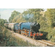 WD Austerity no 600 Gordon Bulmers Cider Train Foley Park Postcard