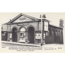Sydenham Now Demolished Railway Station London Train Postcard