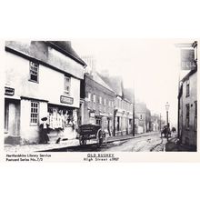 The Bell Pub Victorian Old Bushey Hertfordshire Postcard
