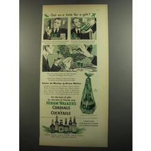 1952 Hiram Walker's Cordials Ad - Out on a limb for a gift?
