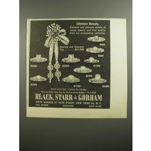 1954 Black, Starr & Gorham Jewelry Ad - Lifetime Beauty