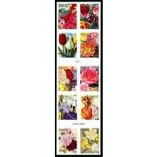 Botanical Art Booklet Pane of 10 First Class Stamps Scott 5051b - Stuart Katz