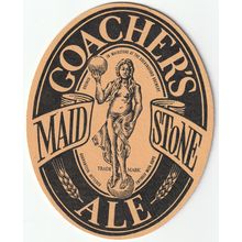 BEER MAT - GOACHER'S ALE (MAIDSTONE) - (Cat No 001) - (1986)