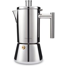 Easyworkz Diego Stovetop Espresso Maker Stainless Steel Italian Coffee Machine M