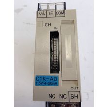 OMRON C1K-AD INPUT MODULE 1POINT ANALOG-DIGITAL 1-5V/4-20MA ,SV