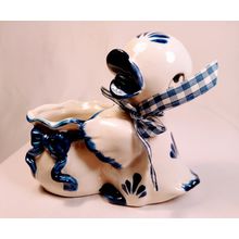 Vintage-Inspired Duck Planter for Rustic Farmhouse Vibes, Quirky Ceramic Pot, Pe