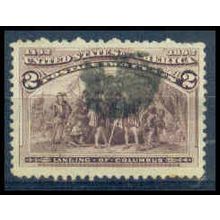 Used 231 2c Landing of Columbus Almost Very Fine M11503