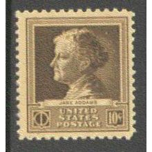 878 10c Jane Addams Fine MNH GA0326