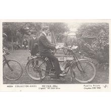 1907 Pam 300CC 2 Speed All Chain Drive Bicycle Postcard