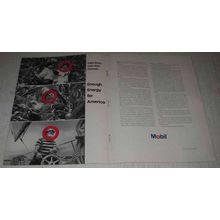 1974 Mobil Oil Ad - Enough Energy for America