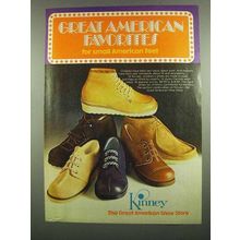 1974 Kinney Shoes Ad - Great American Favorites