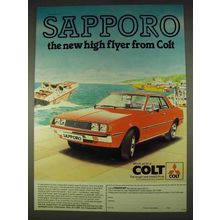 1978 Colt Sapporo car Ad - The New High Flyer