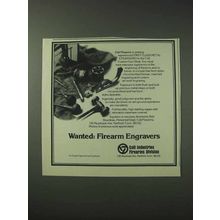 1978 Colt Firearms Ad - Wanted: Firearm Engravers