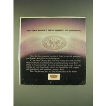 1985 Olay Beauty Bar Ad - Enter a whole new world of washing