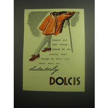 1948 Dolcis Shoes Ad - Smooth and light fitting
