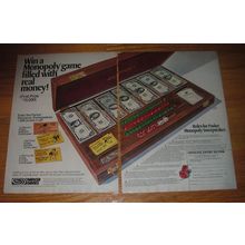 1952 Parker Brothers Monopoly Sweepstakes Advertisement