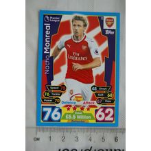 2017/18 Match Attax 21 Macho Monreal, Arsenal