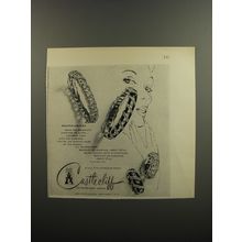 1953 Castlecliff Jewelry Advertisement - Festive Circles