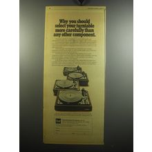 1975 Dual Turntables Ad - Why you should select your turntable more carefully