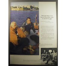 1957 Puerto Rico Tourism Ad - Everyone knows we've been to Puerto Rico