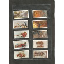 Cigarette Cards Players Full set of 50 Fire Fighting Appliances 1930