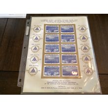ICOLLECTZONE US 16th ASDA National Show Bridges Sheet VF NH