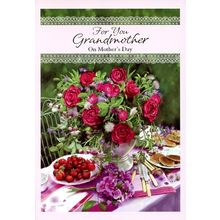For You Grandmother On Mother's Day - Mother's Day Greeting Card - 28115